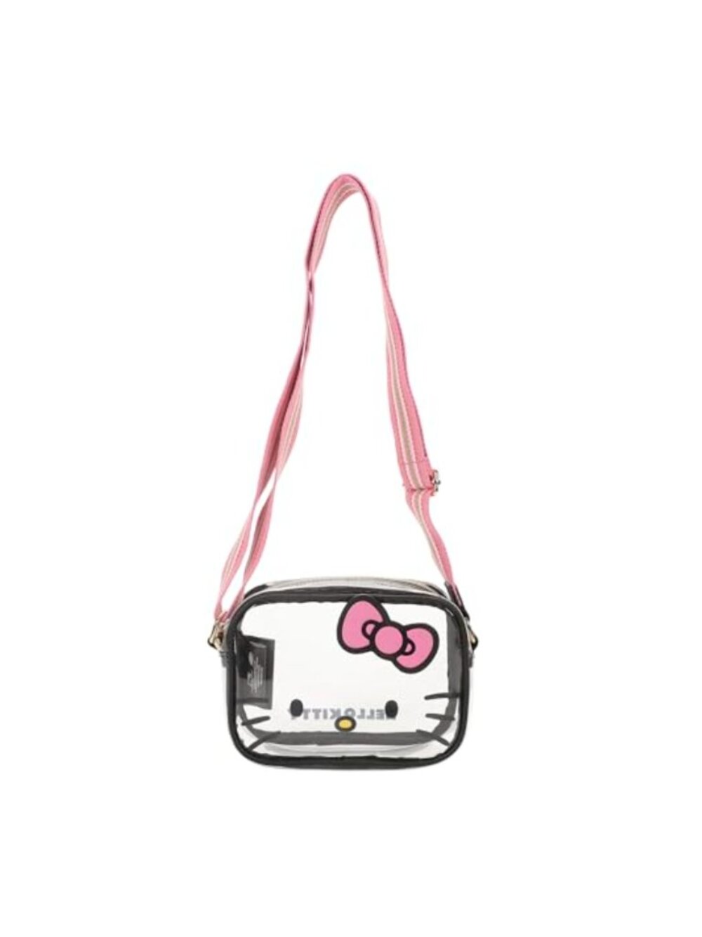 Clear PVC Crossbody Bag with Adjustable Strap